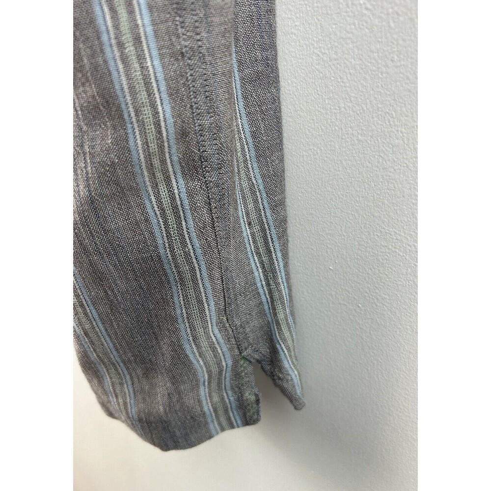 Horny Toad Button Up Shirt Men's Sz S Gray Blue Organic Cotton Casual Outdoor - Picture 7 of 7